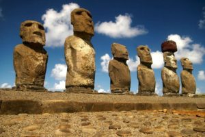 Ahu Tongariki - megaliths in Rapa Nui