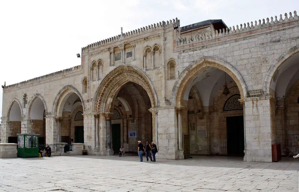 Al-Aqsa Mosque in Jerusalem, entrance