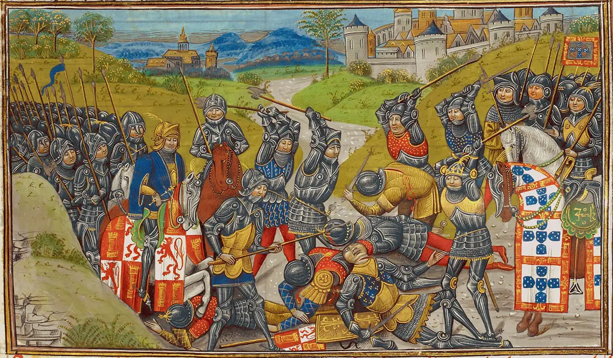 Aljubarrota Battle in 1385