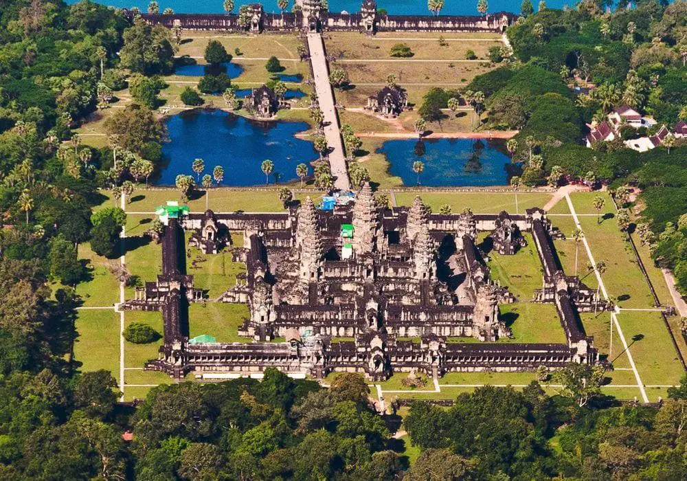 Angkor Wat, aerial view
