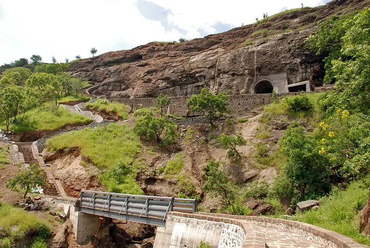 Aurangabad Caves, general view