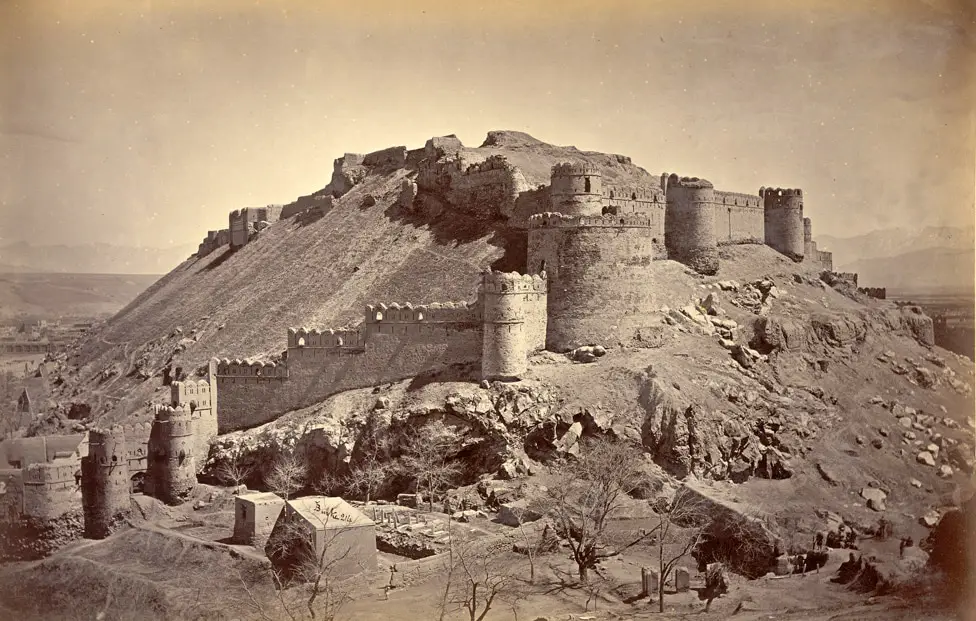 Bala Hissar in Kabul in 1879