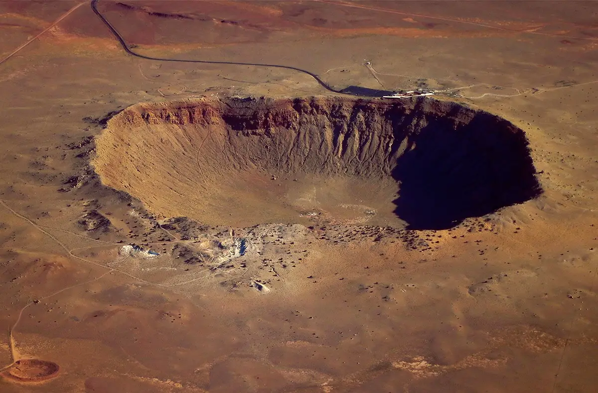 Meteor Crater from the south