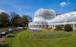 The Palm House of Belfast Botanic Gardens
