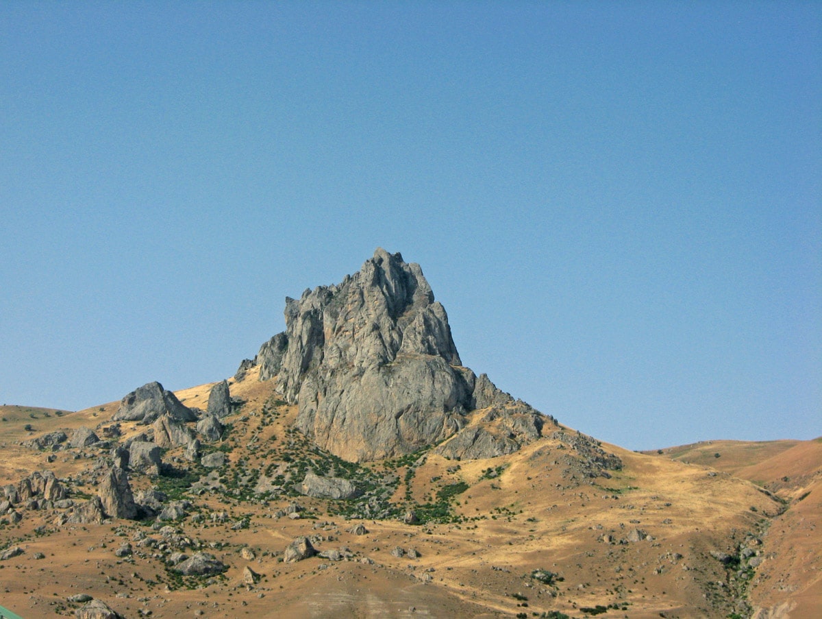 Besh Barmag Mountain, ancient sacred place in Azerbaijan