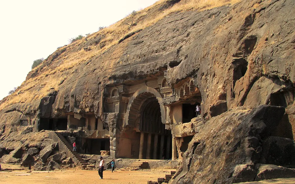 Entrance in chaityagriha, Bhaja Caves