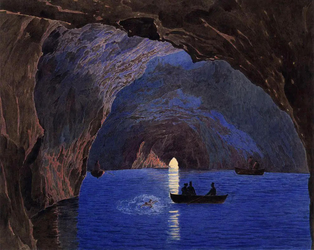 Blue Grotto, drawing