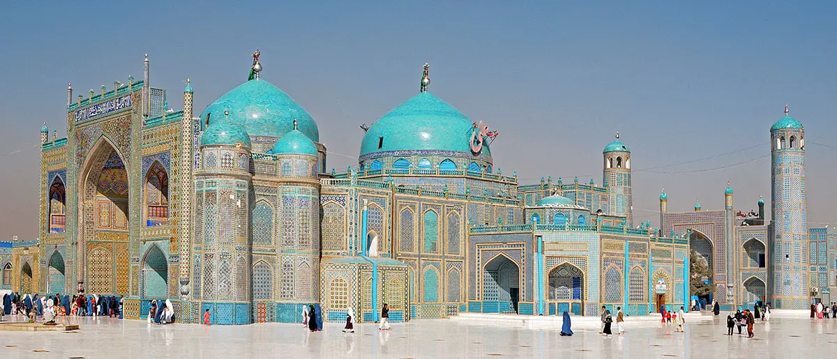 Shrine of Ali in Mazar-i-Sharif, Afghanistan