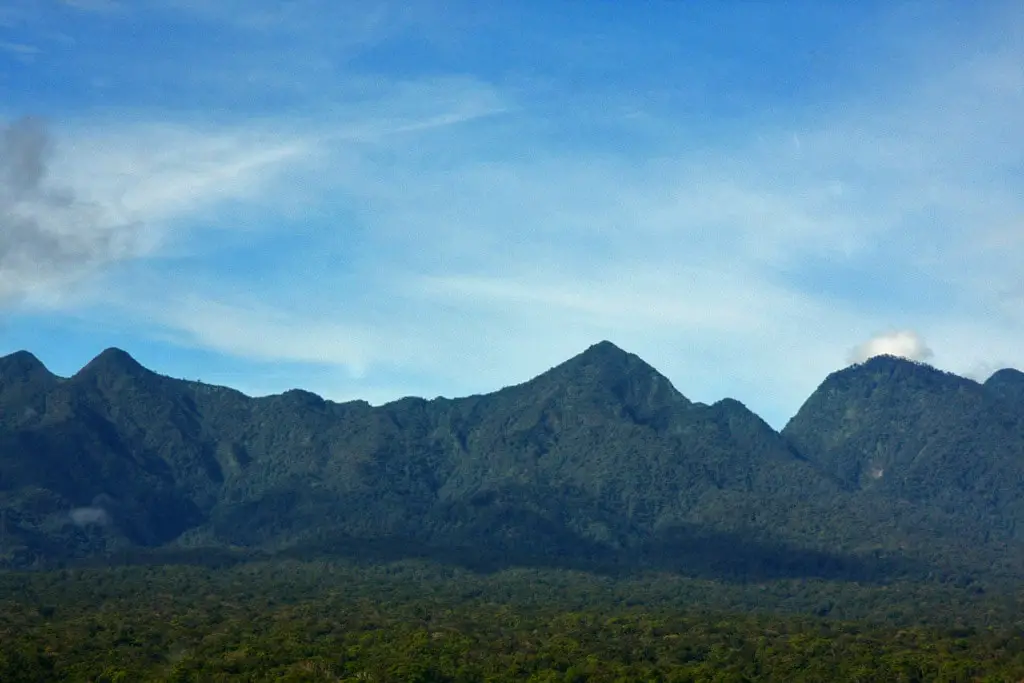 View across Bosavi crater, Papua New Guinea