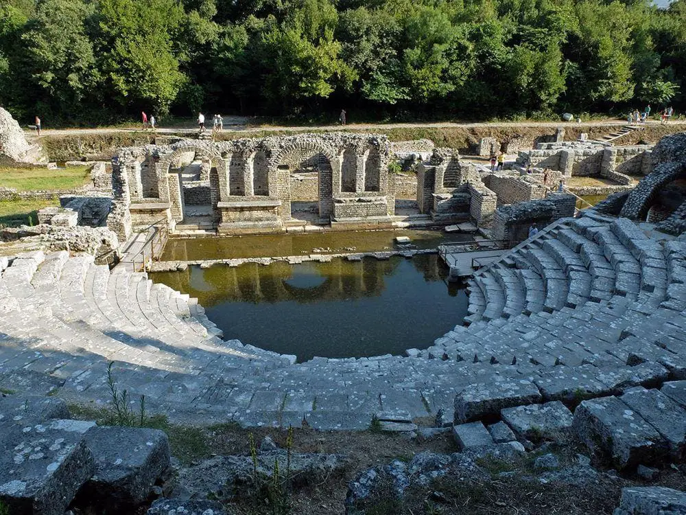 Roman theatre in Butrint, Albania