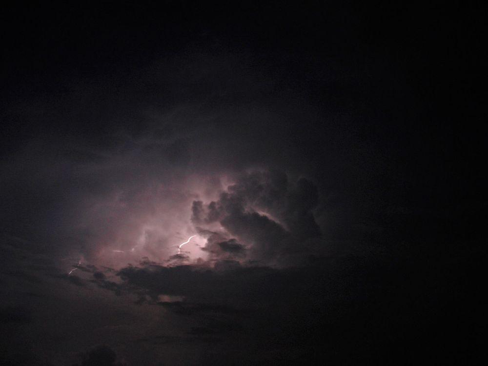 Thunderstorm in Zulia, view from Congo village, Venezuela