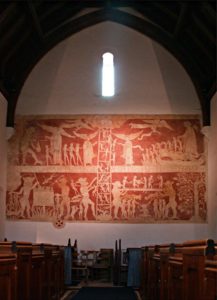 The oldest English wall painting in Chaldon Church