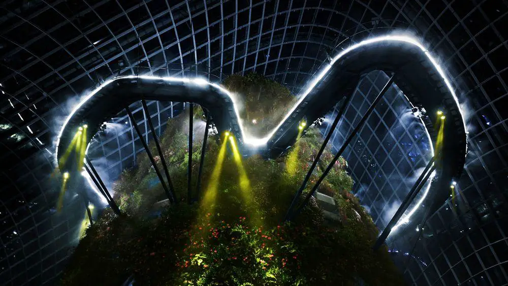 Walkway in Cloud Forest Dome, Singapore