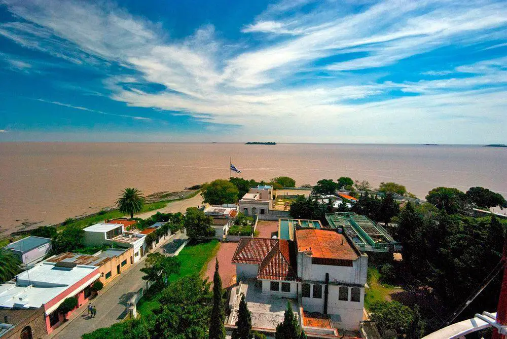 Colonia del Sacramento, view from the lighthouse, Uruguay