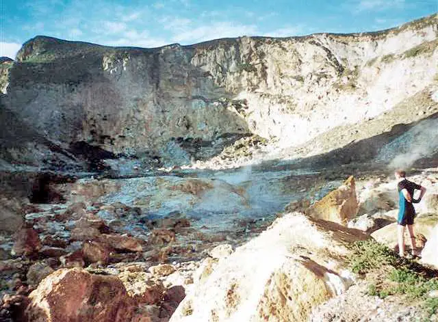 Crater of Curtis Island, May 1999, Kermadec Islands