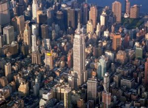 Empire State Building rising above Manhattan