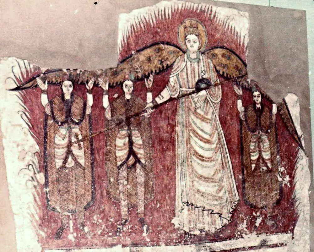 Frescoe from Nubian church, National Museum of Sudan