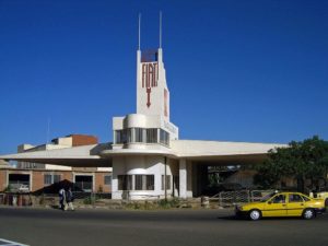 Fiat Tagliero Building in Asmara, Eritrea