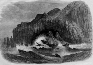 Wreck of ship "General Grant", May 14, 1866