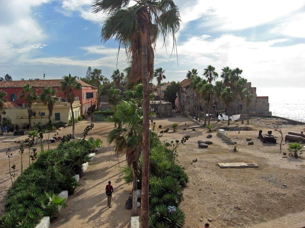 Harmonious urban environment in Gorée, Senegal