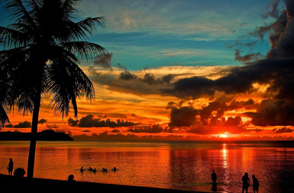 Guam, sunset