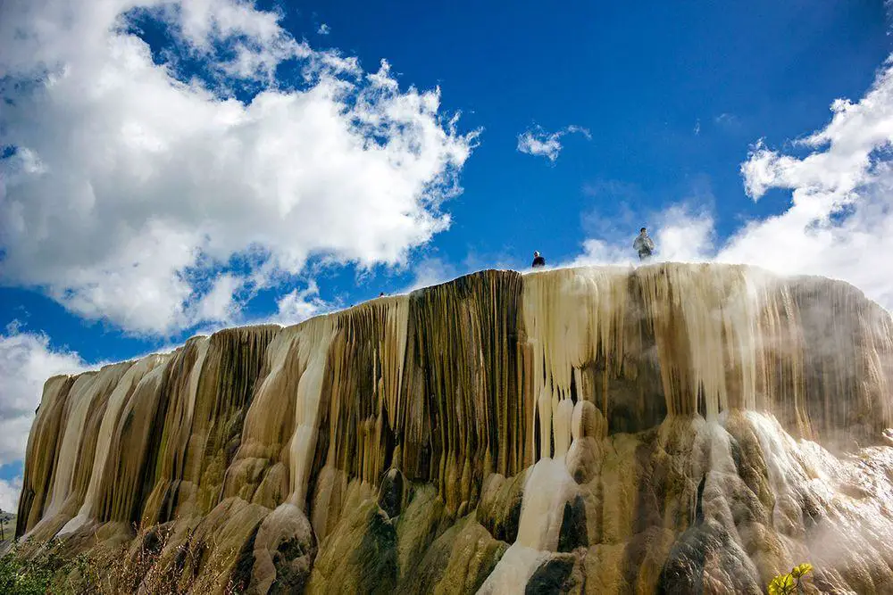 Travertine formations of Hammam Meskhoutine, Algeria