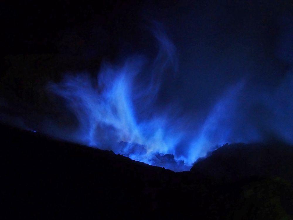 The blue fire of Kawah Ijen, Indonesia