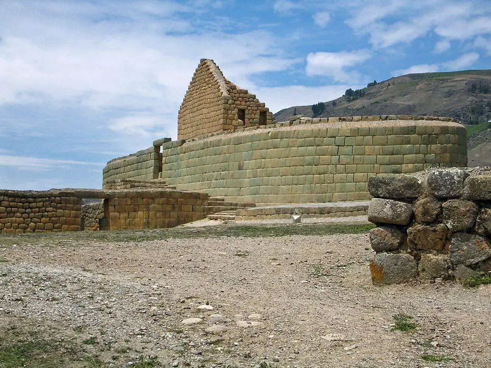 Ruins of Ingapirca, Cañar in Ecuador