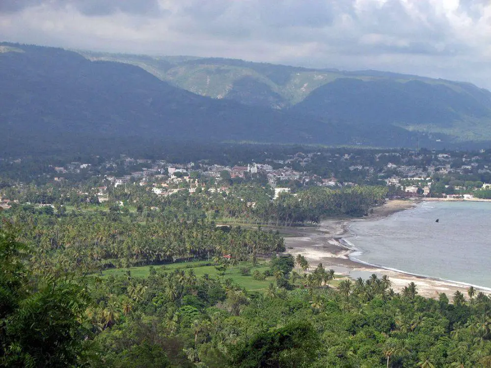 General view of Jacmel, Haiti