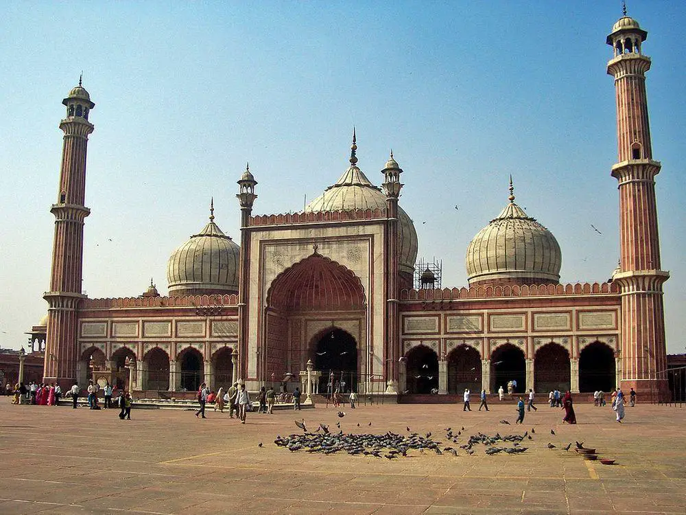 Jama Mosque in Delhi, India