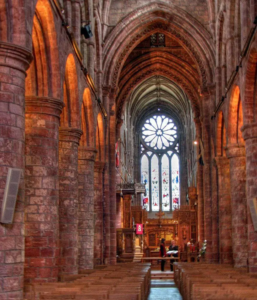 Interior of St. Magnus Cathedral in Kirkwall