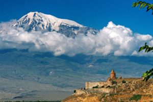 Khor Virap monastery and Ararat mountain, Armenia