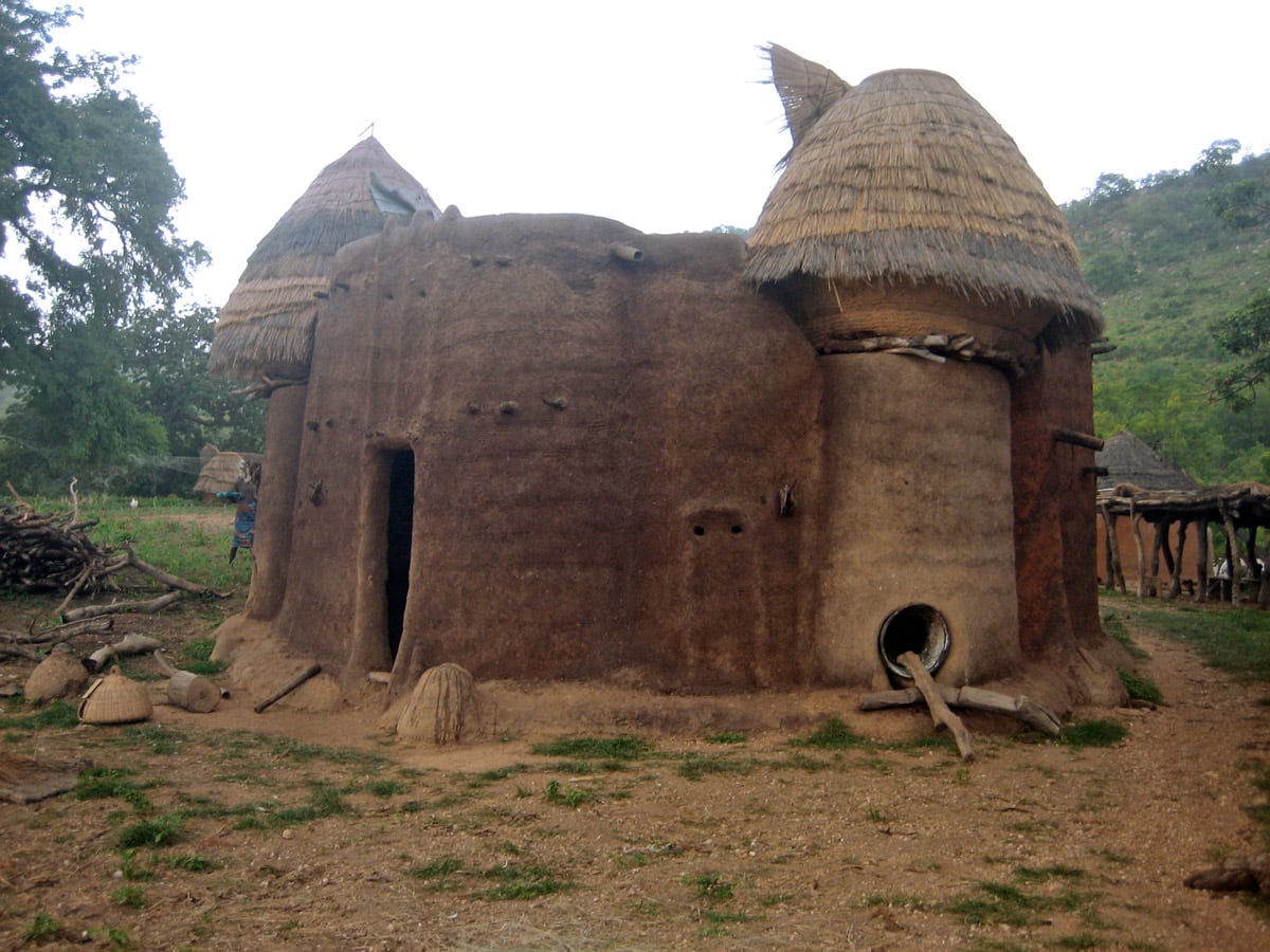 Mud house in Koutammakou, Togo