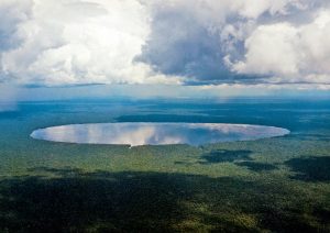 Mysterious Lake Tele, Republic of Congo