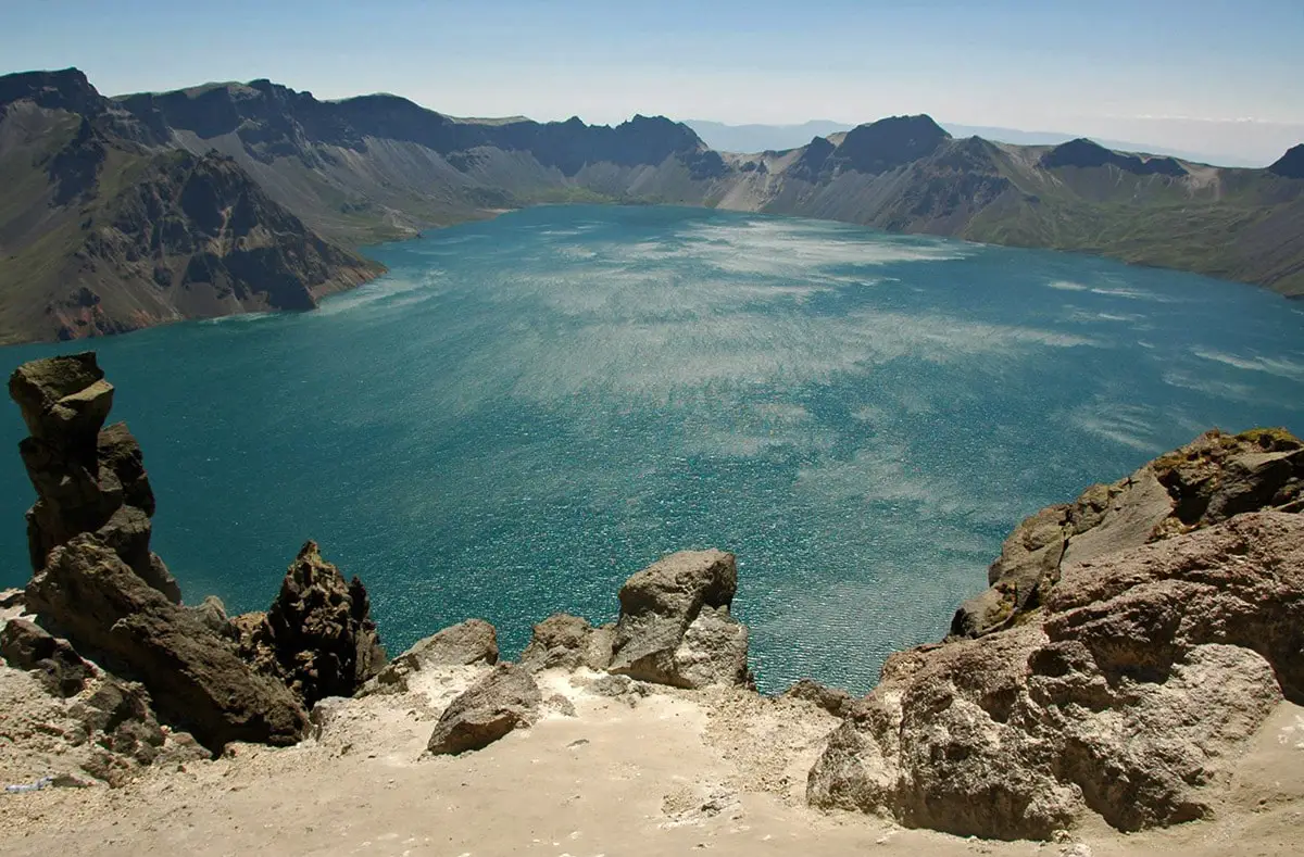 Lake Tianchi from the Chinese side