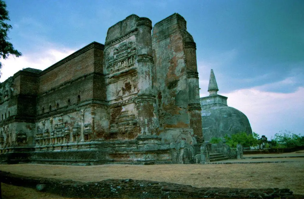 Lankatilaka Temple in Polonnaruwa, Sri Lanka