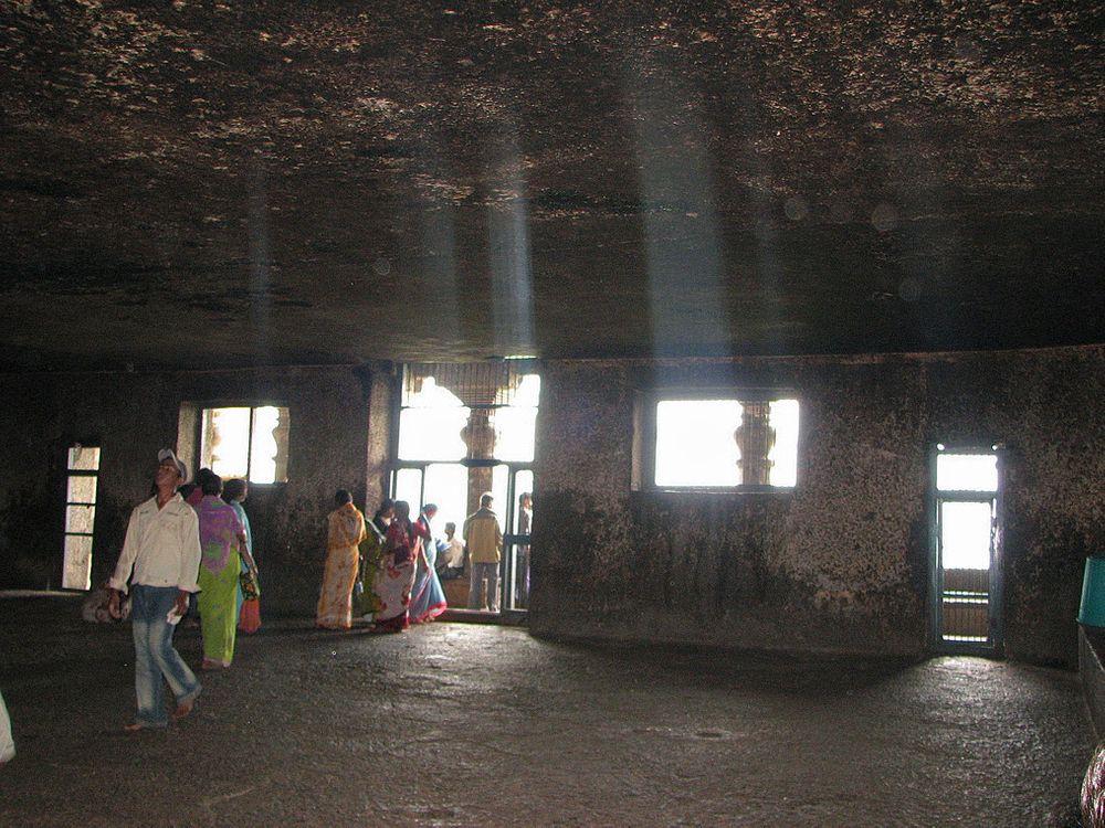 Ganeshi shrine in Lenyadri Caves, interior