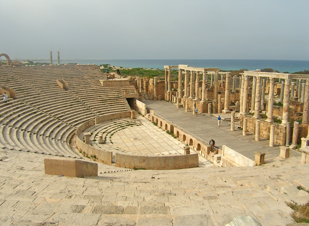 Theatre in Leptis Magna, Libya