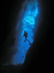Diving in Leru Cut, Solomon Islands