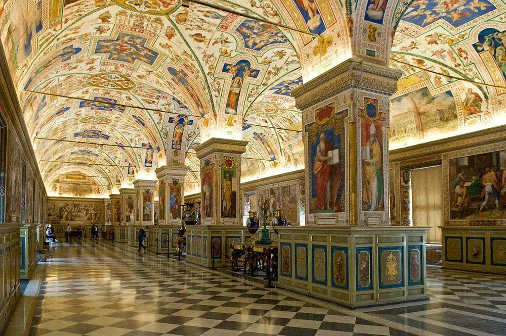 Sistine hall in Vatican Library