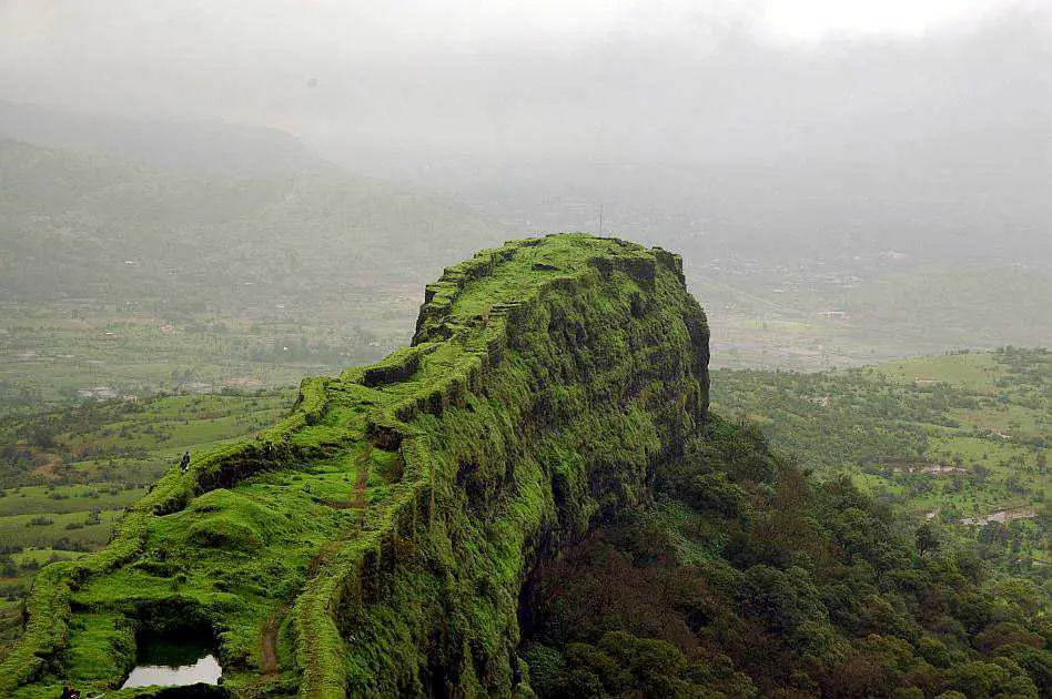 Narrow end (Sulka) of Lohagad Fort, Maharashtra