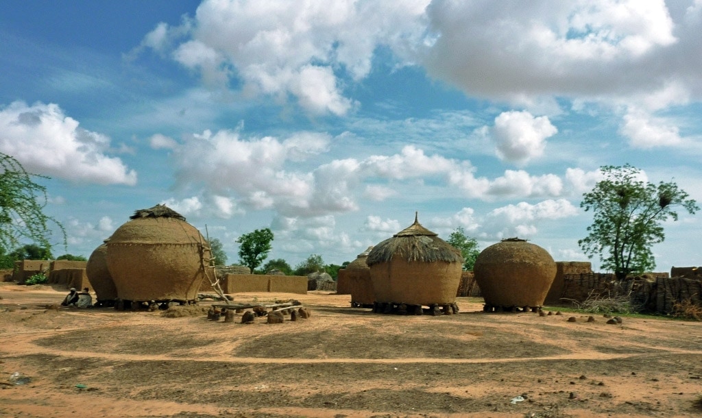 Traditional architecture in Maraadi region, Niger
