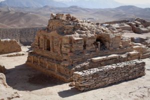 Ancient shrine in Mes Aynak, Afghanistan