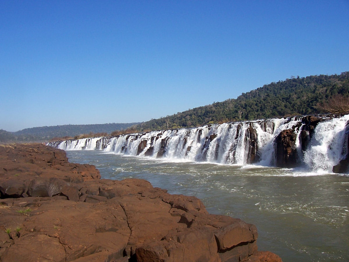 Moconá Falls - approximately 2 km wide waterfall