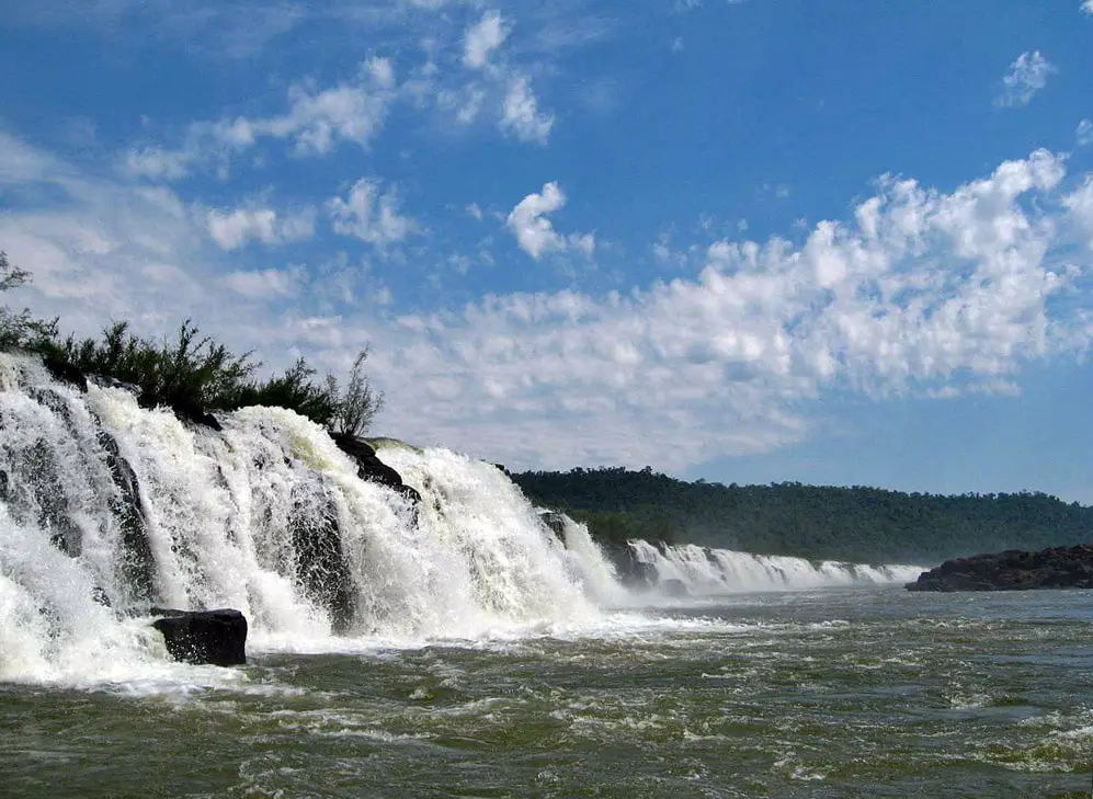 Moconá Falls, taken from a boat