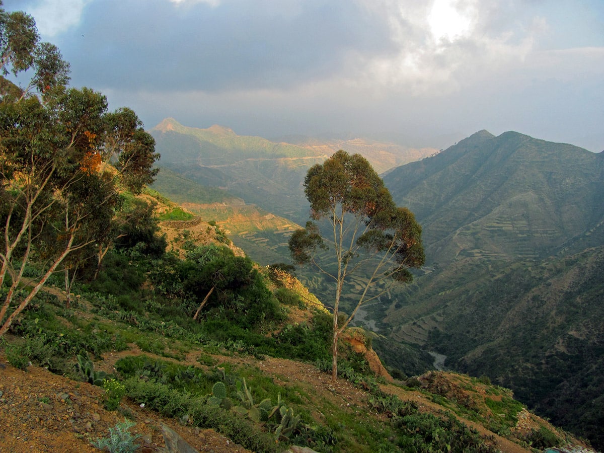 Mountains near Asmara, Eritrea