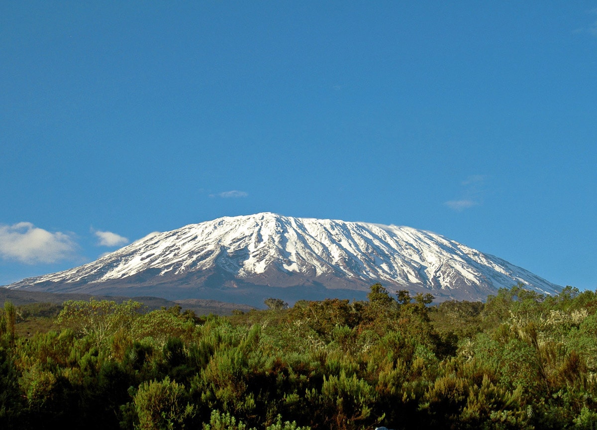 Mount Kilimanjaro, symbol of Tanzania