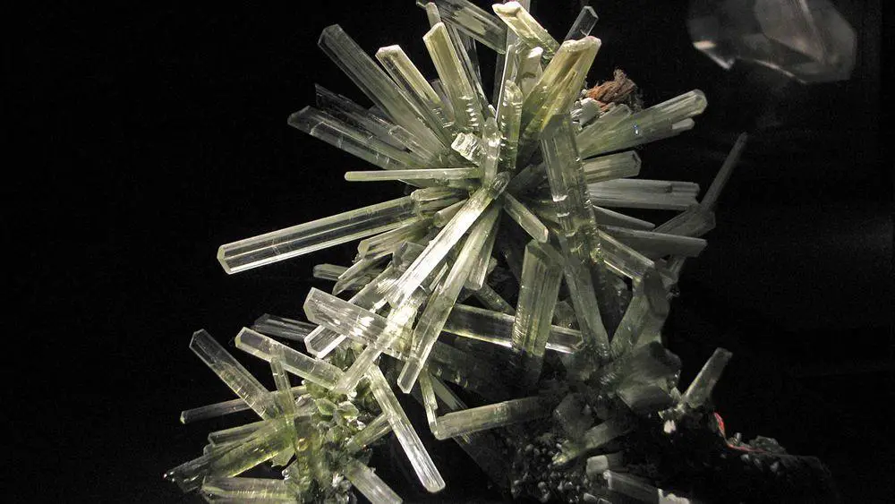 Selenite crystals from Naica Mine, near Cave of Crystals, Mexico