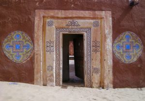 Traditional architecture in Oualata, Mauritania