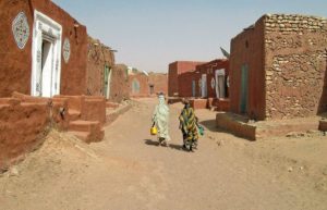 Street in Oualata, Mauritania